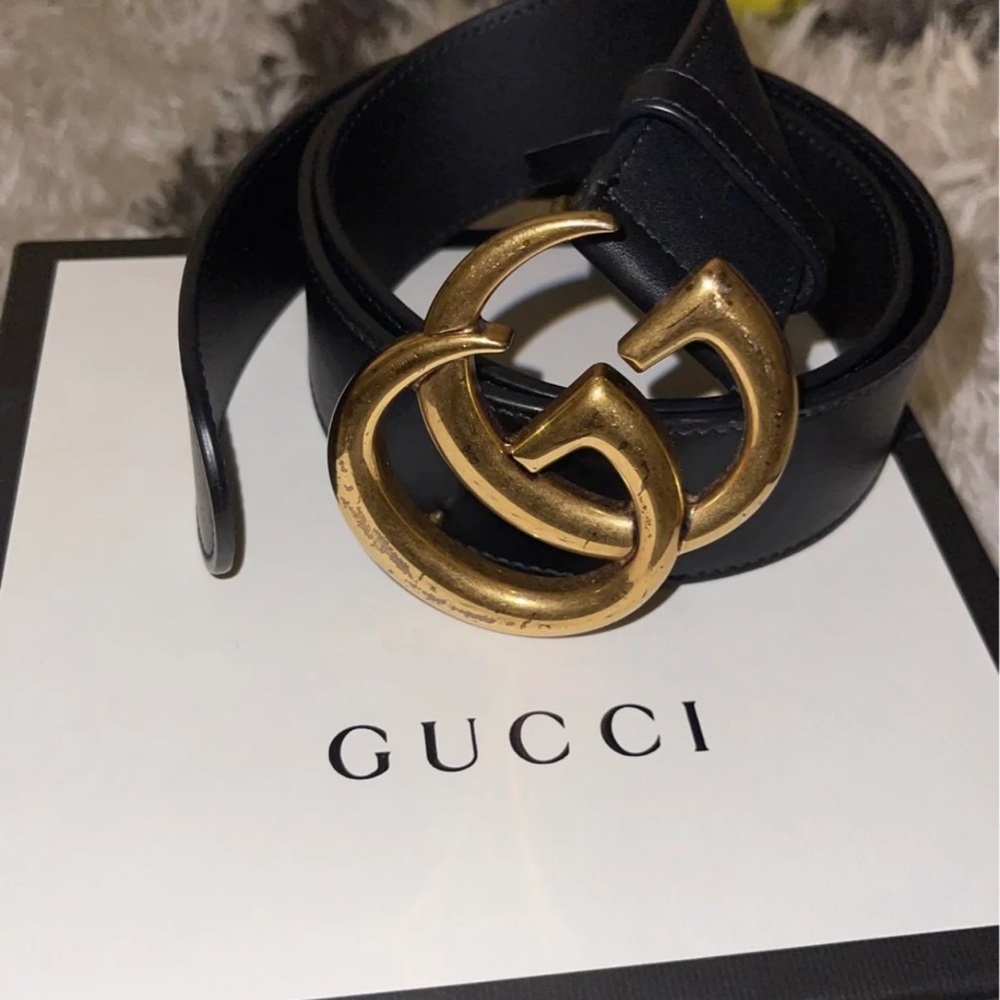 Gucci Belt Wide with Double G Buckle